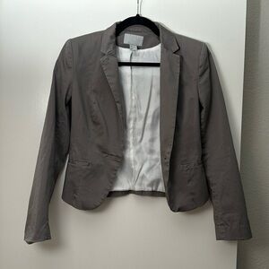 H&M Gray Blazer Size 6